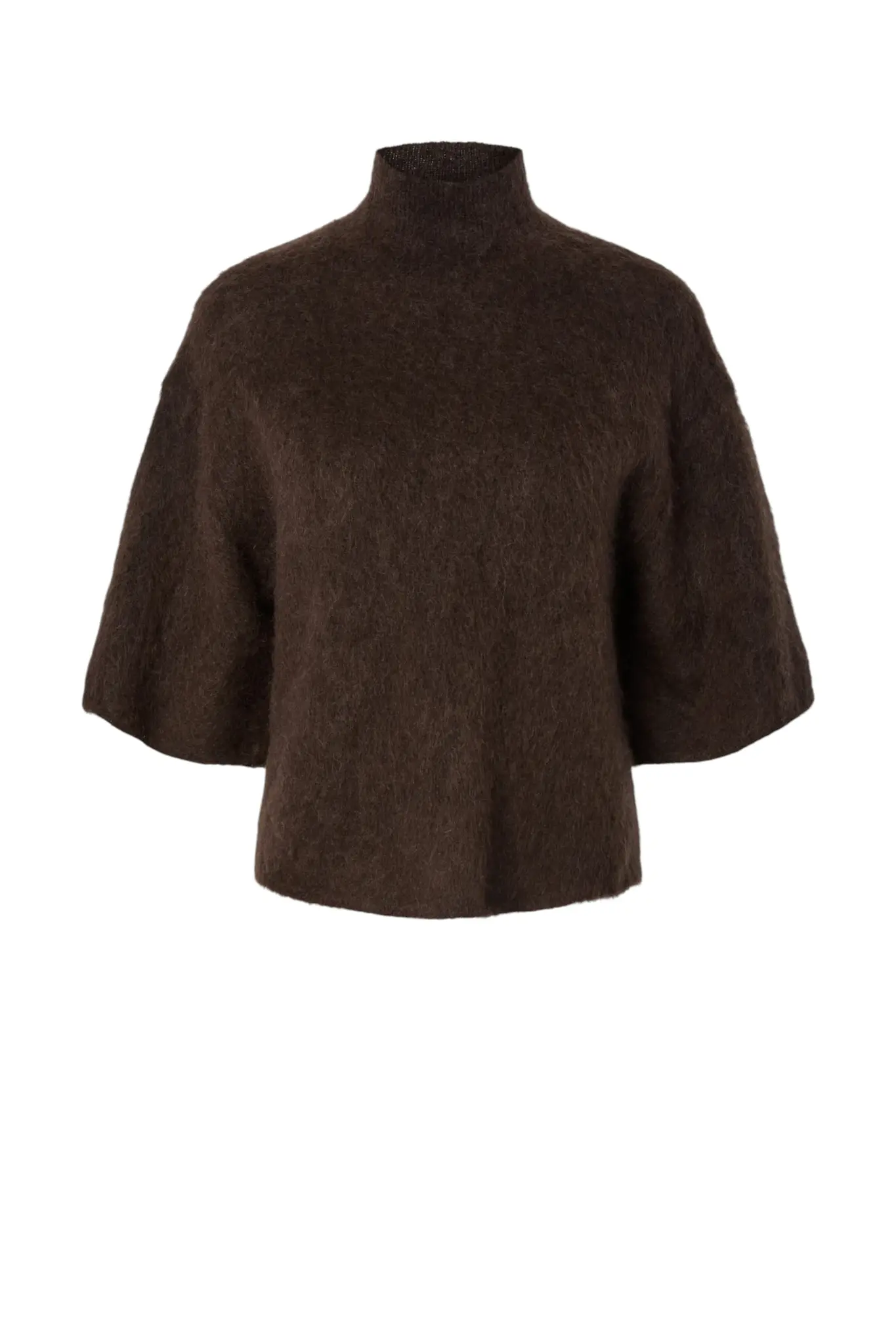 Tilde 2/4 Mohair Blend Knit Pullover - Mole Melange
