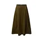 Cordo HW Long Skirt - Fir Green