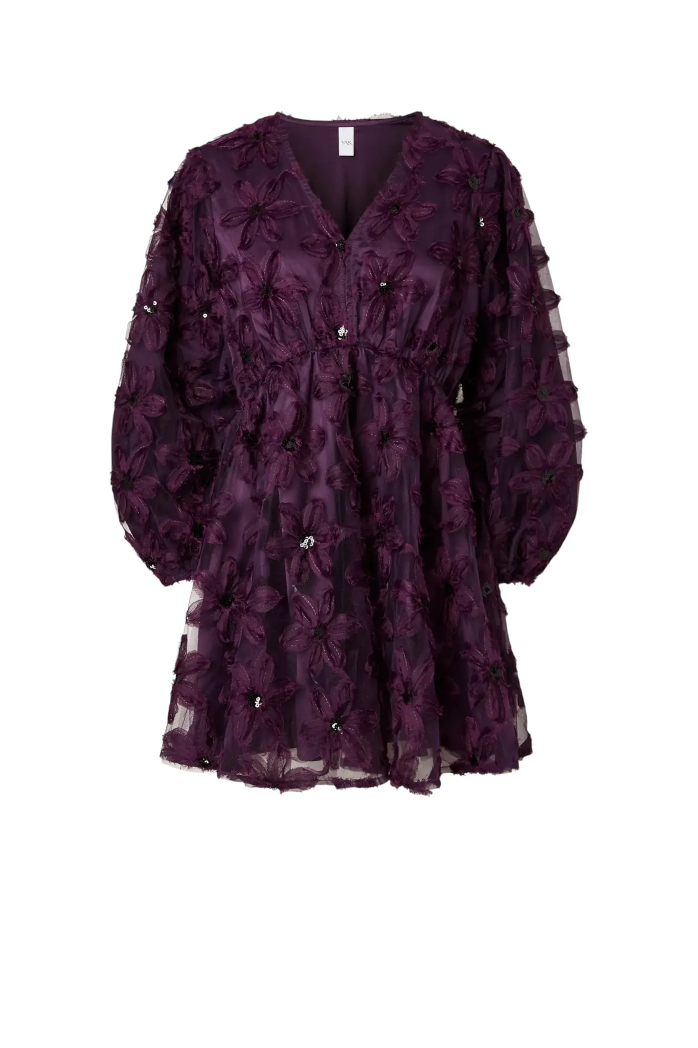 Fazilla LS Dress S Show - Shadow Purple