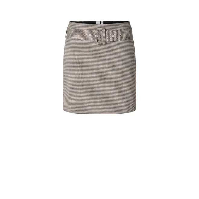 Chekka MW Skirt - Black W Checks