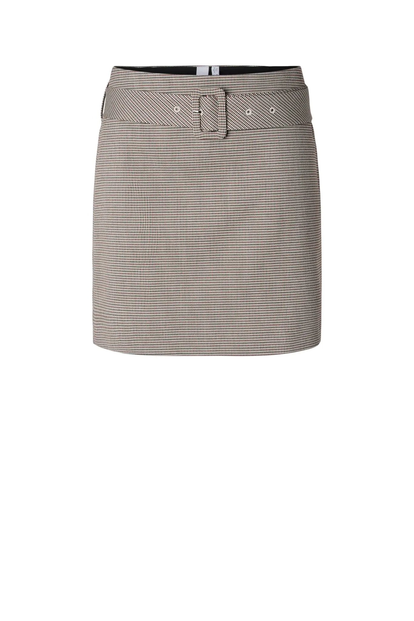Chekka MW Skirt - Black W Checks