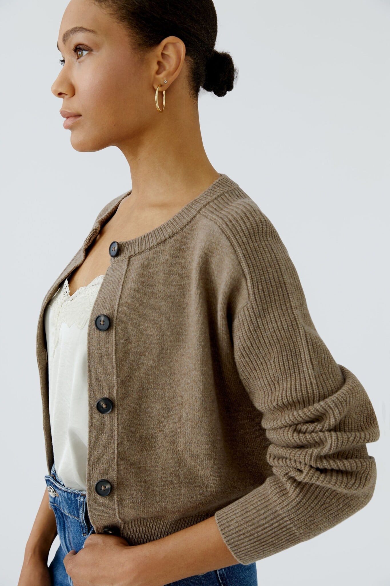 Cardigan - Taupe