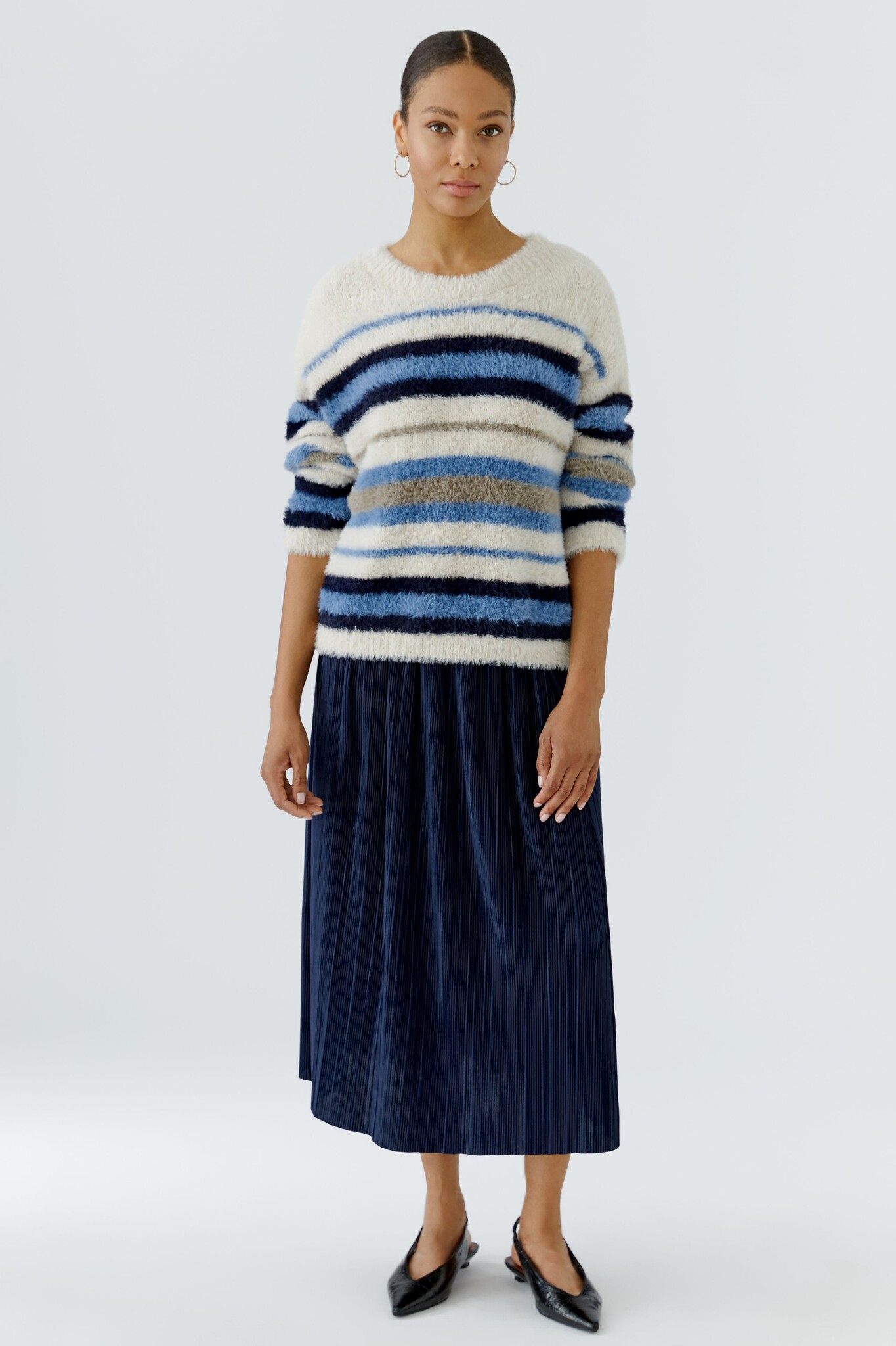 Midi Skirt - Navy