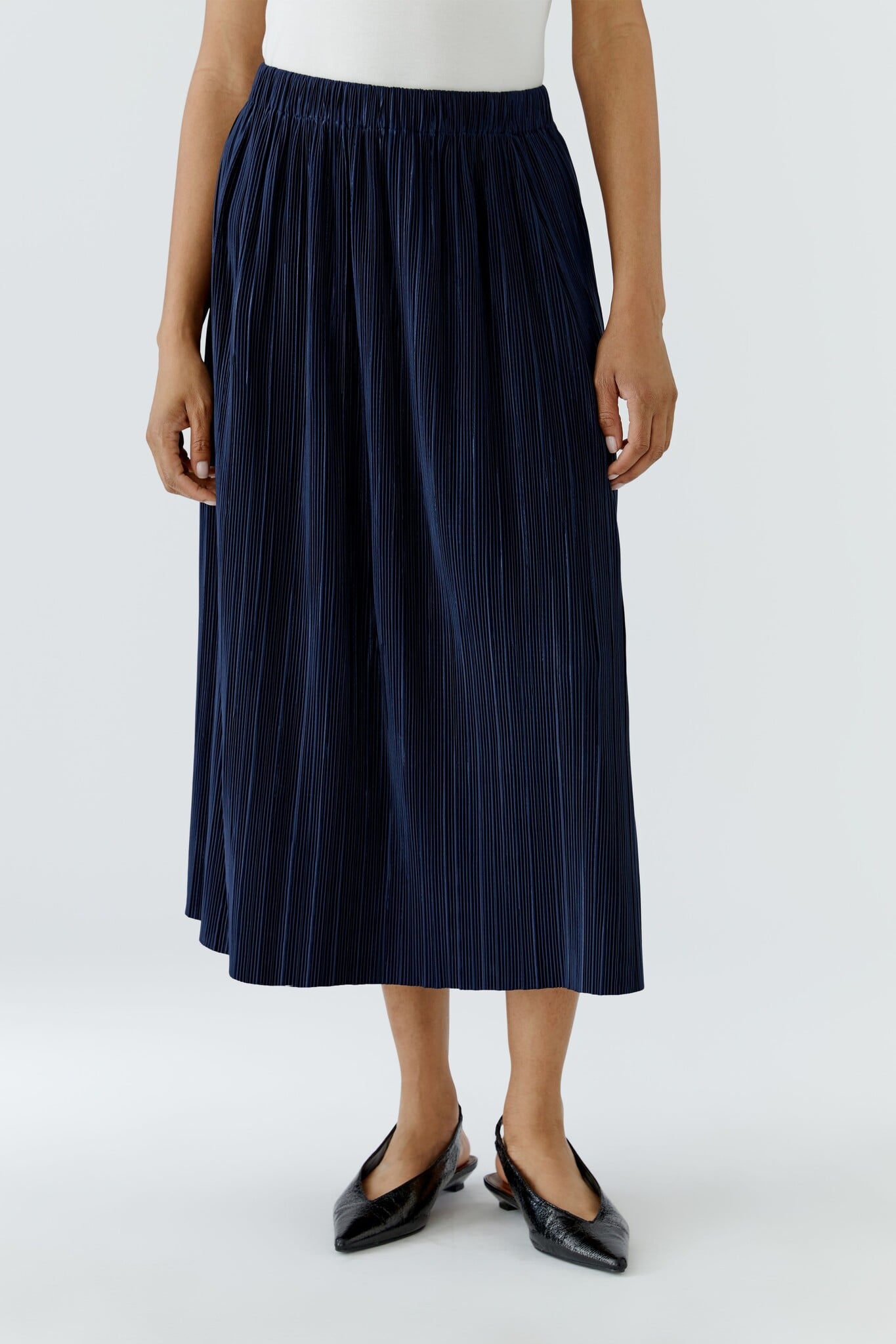Midi Skirt - Navy