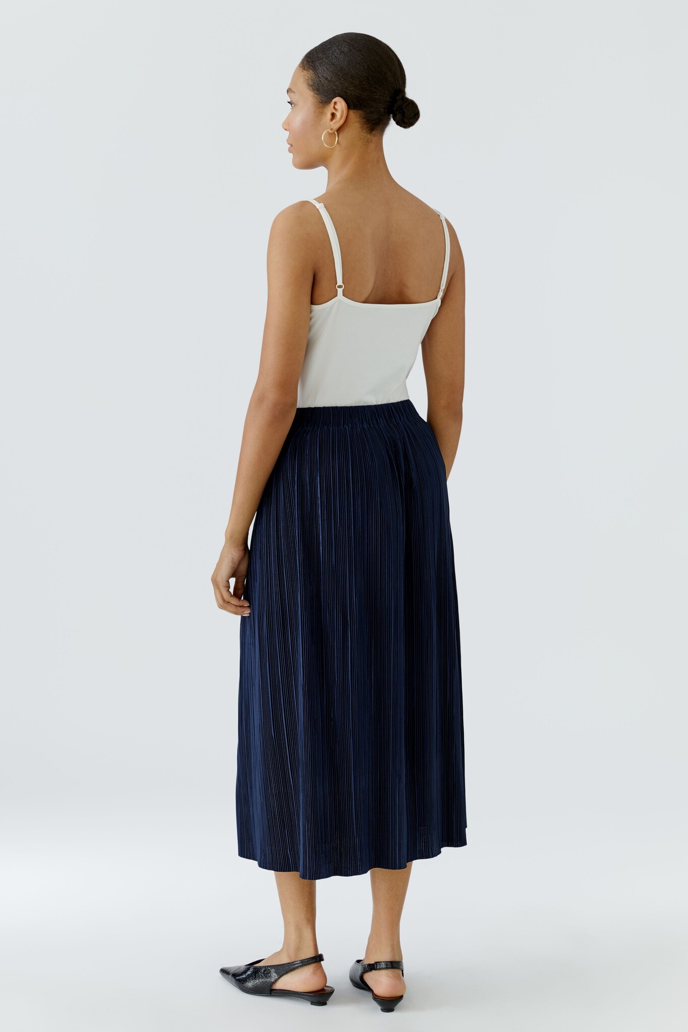 Midi Skirt - Navy