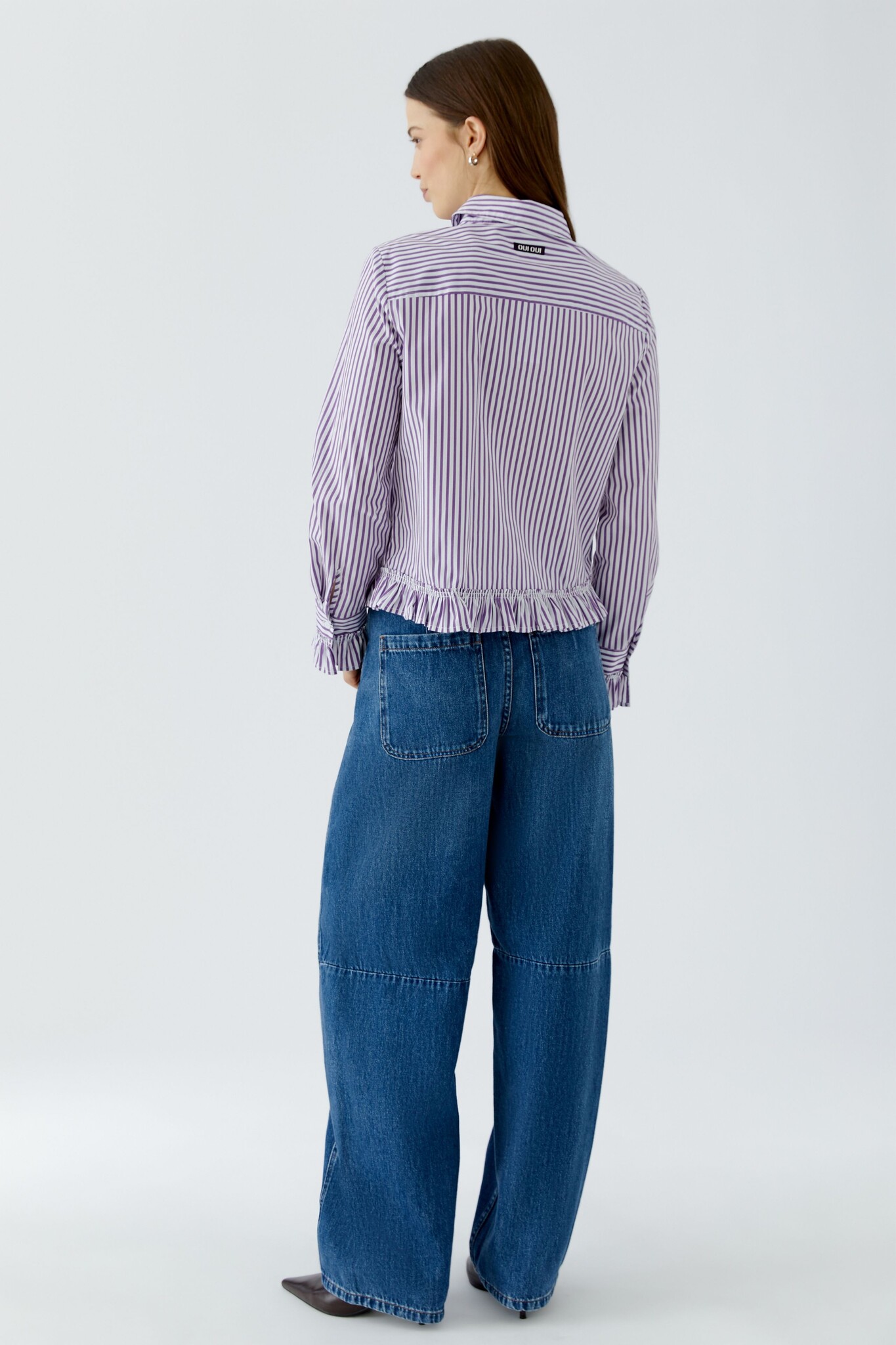 Striped Blouse - Purple