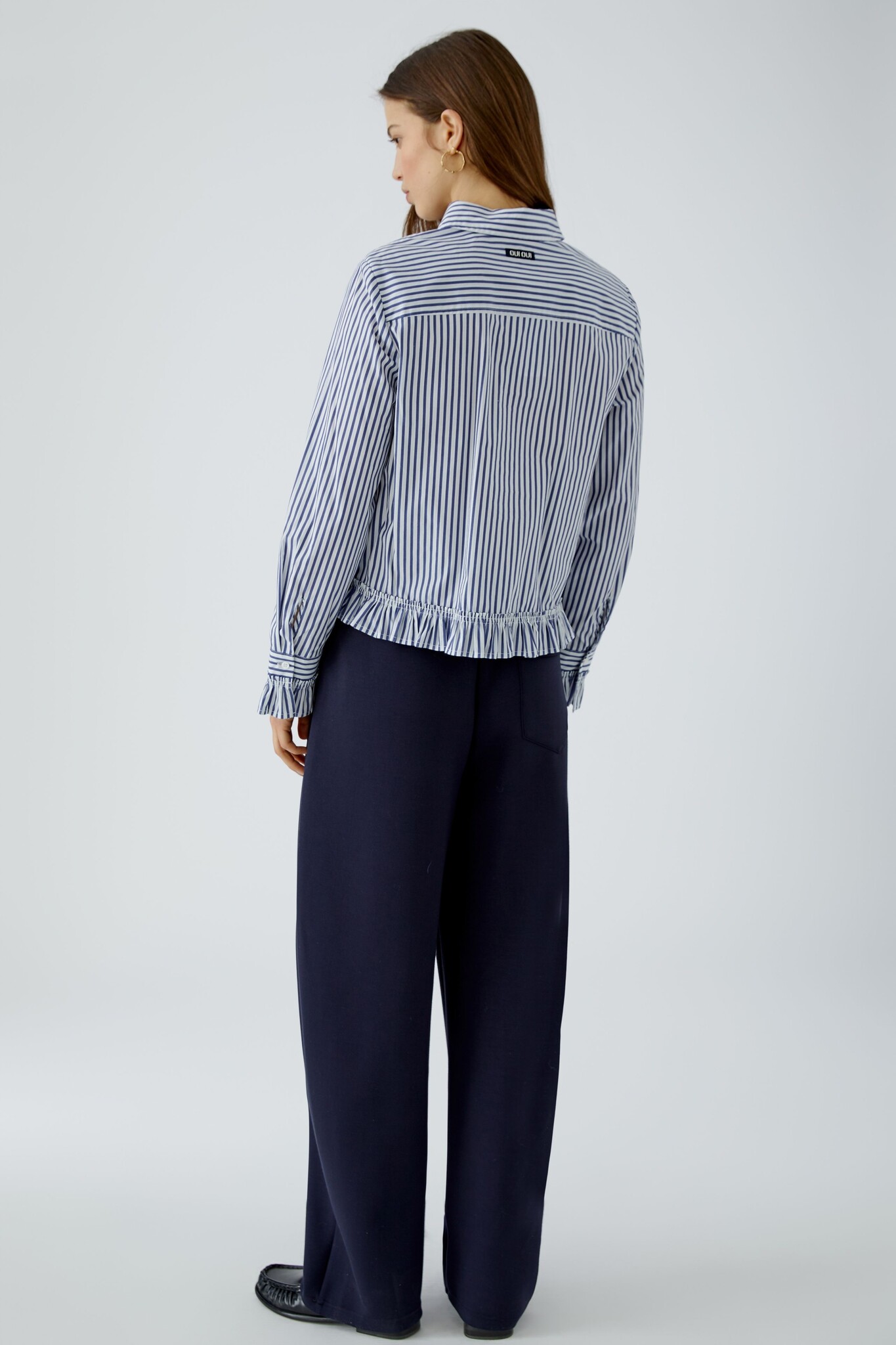 Striped Blouse - Navy