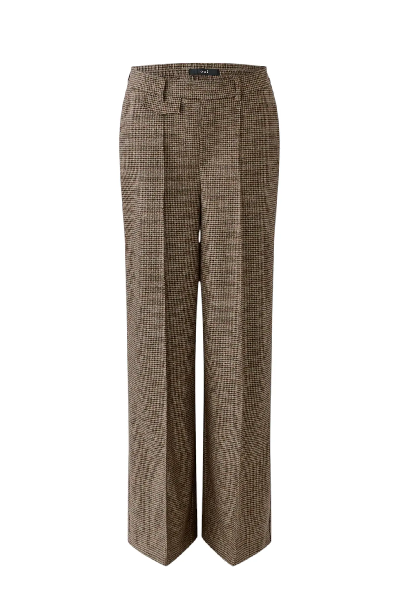 Checked Trousers - Brown