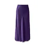 Satin Maxi Skirt - Purple