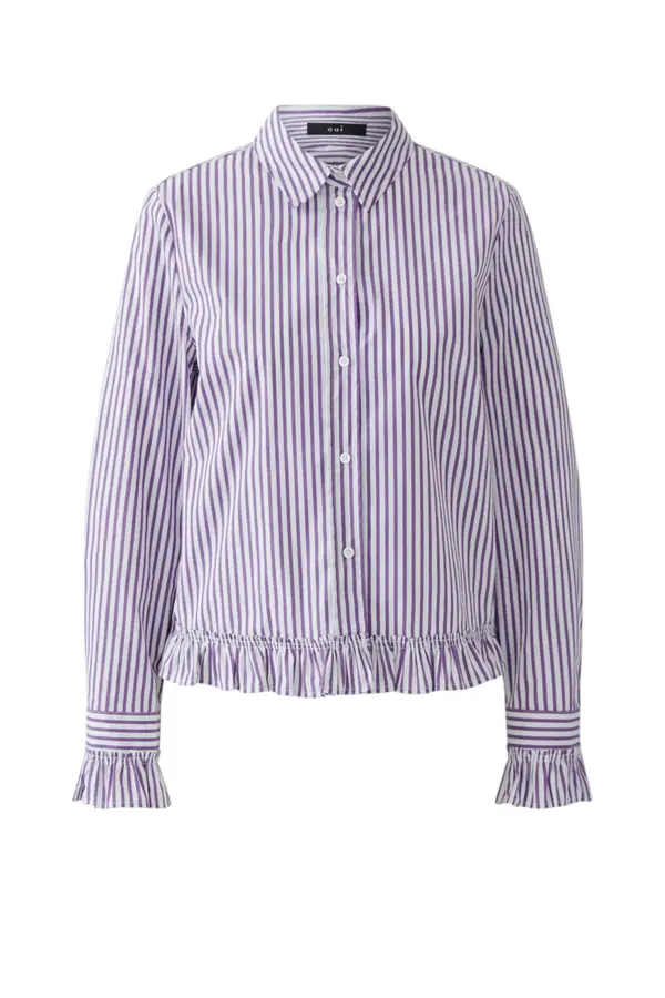 Striped Blouse - Purple