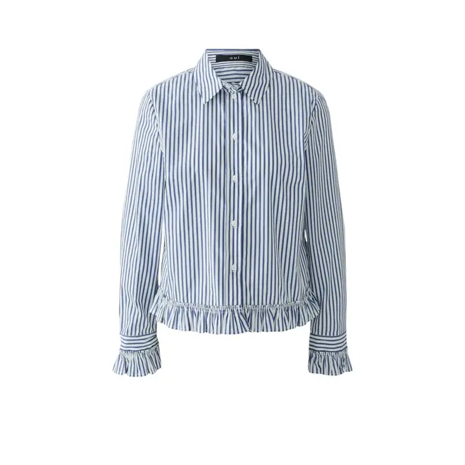 Striped Blouse - Navy