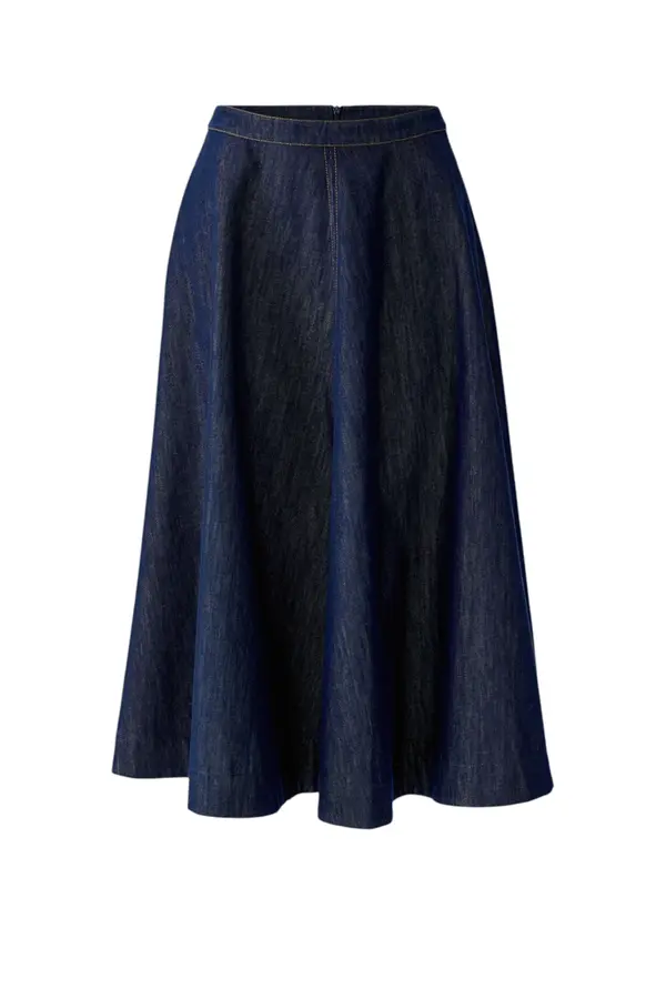 Midi Skirt - Denim Blue