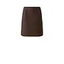 Wool Mini Skirt - Brown