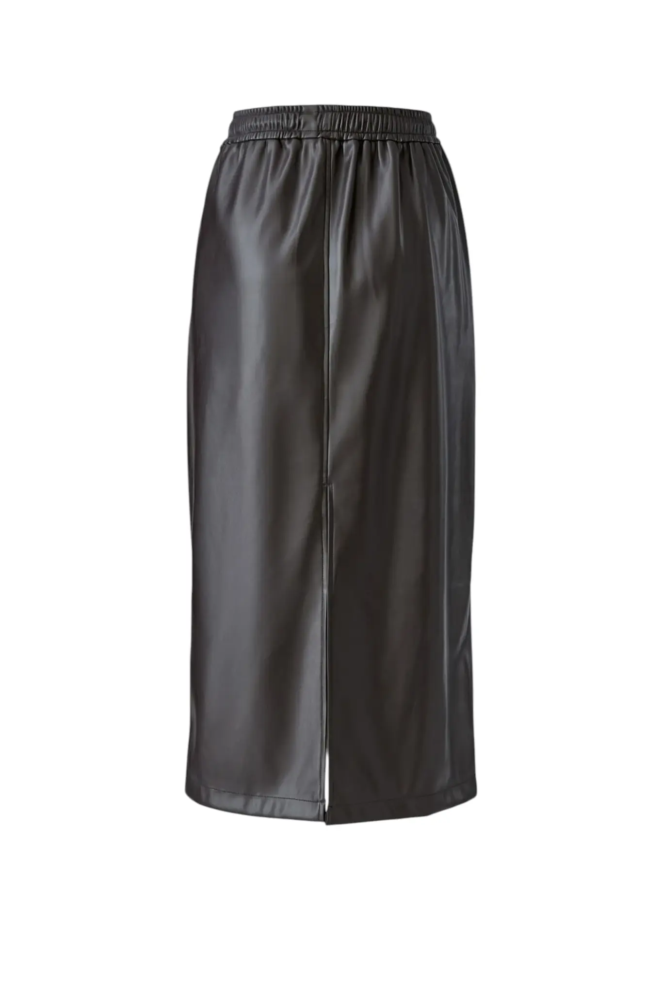 Leather Maxi Skirt - Dark Brown