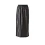Leather Maxi Skirt - Dark Brown