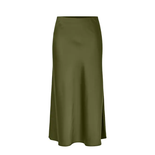 Pella HW  Midi Skirt S Noos - Sphagnum