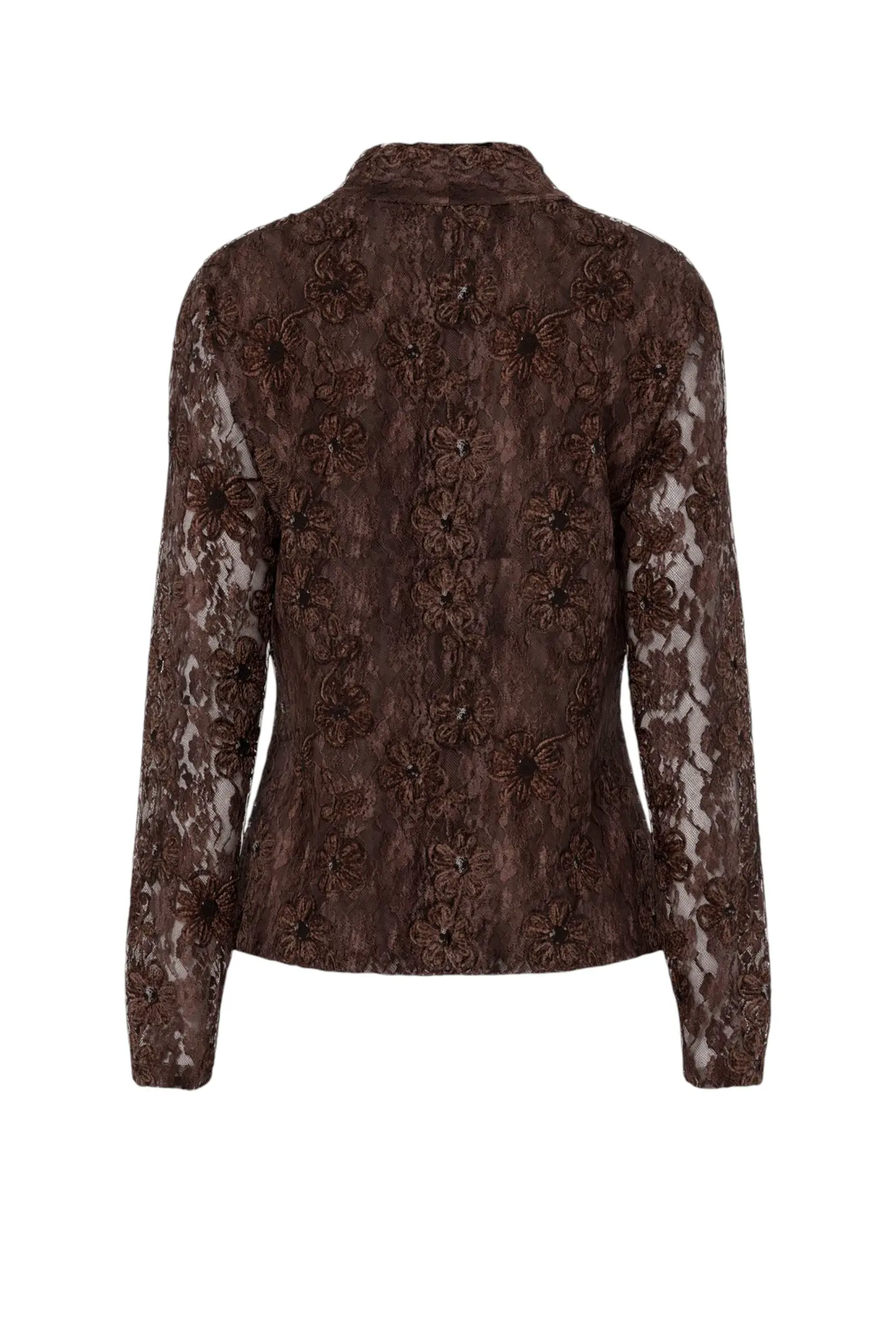 Almina LS Shirt - Coffee Bean
