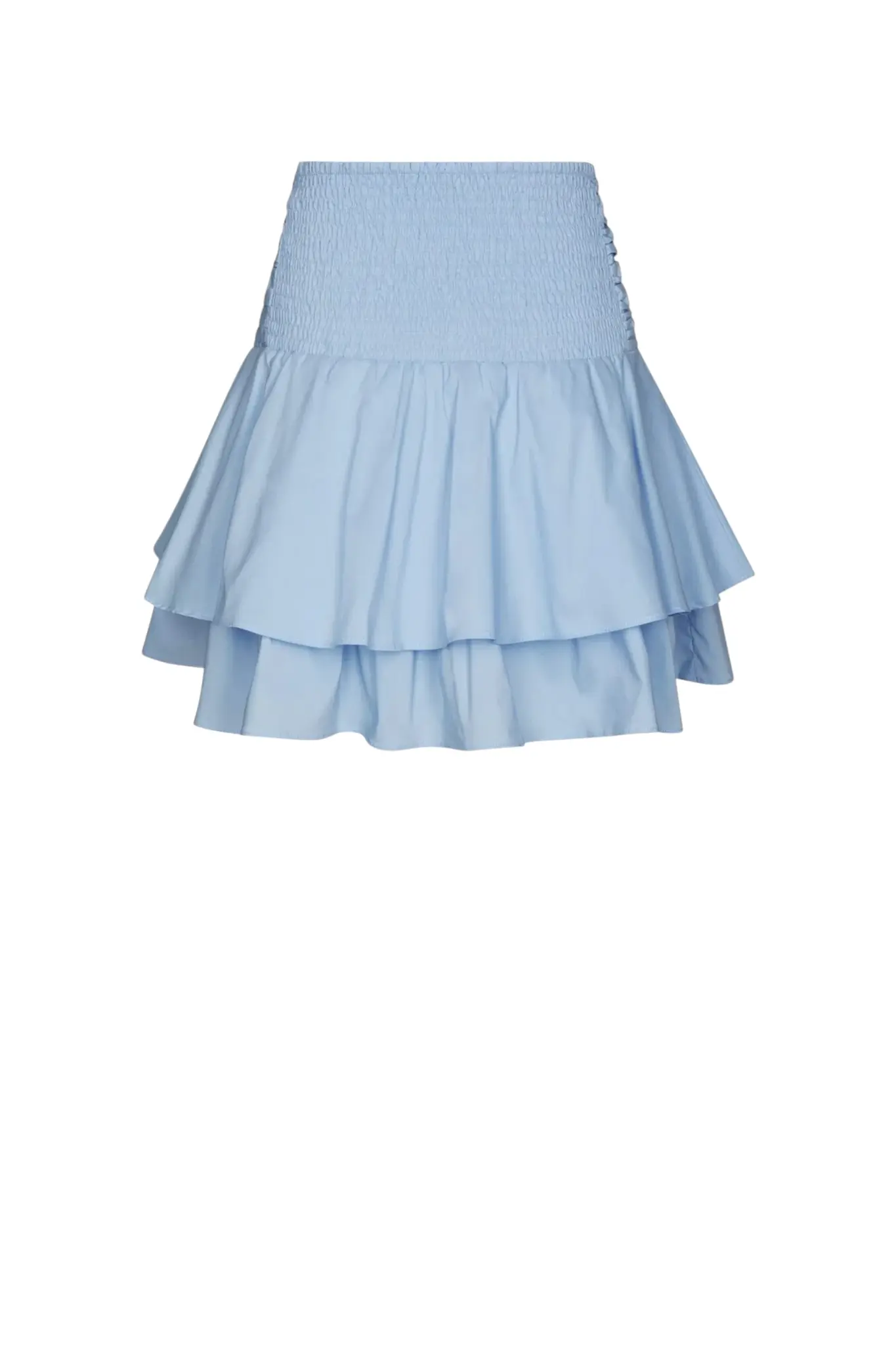 Janie Poplin Skirt - Light Blue