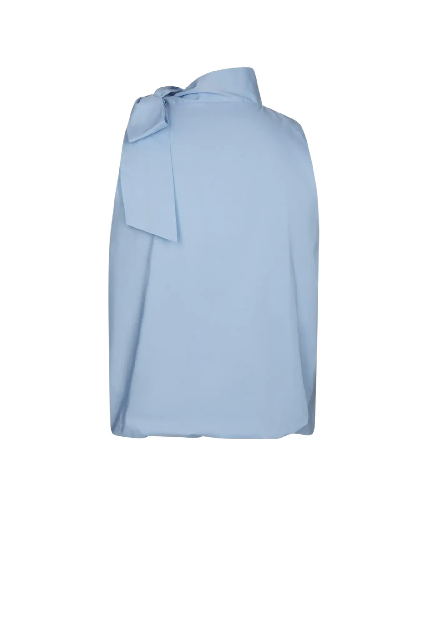 Veda Poplin Top - Light Blue