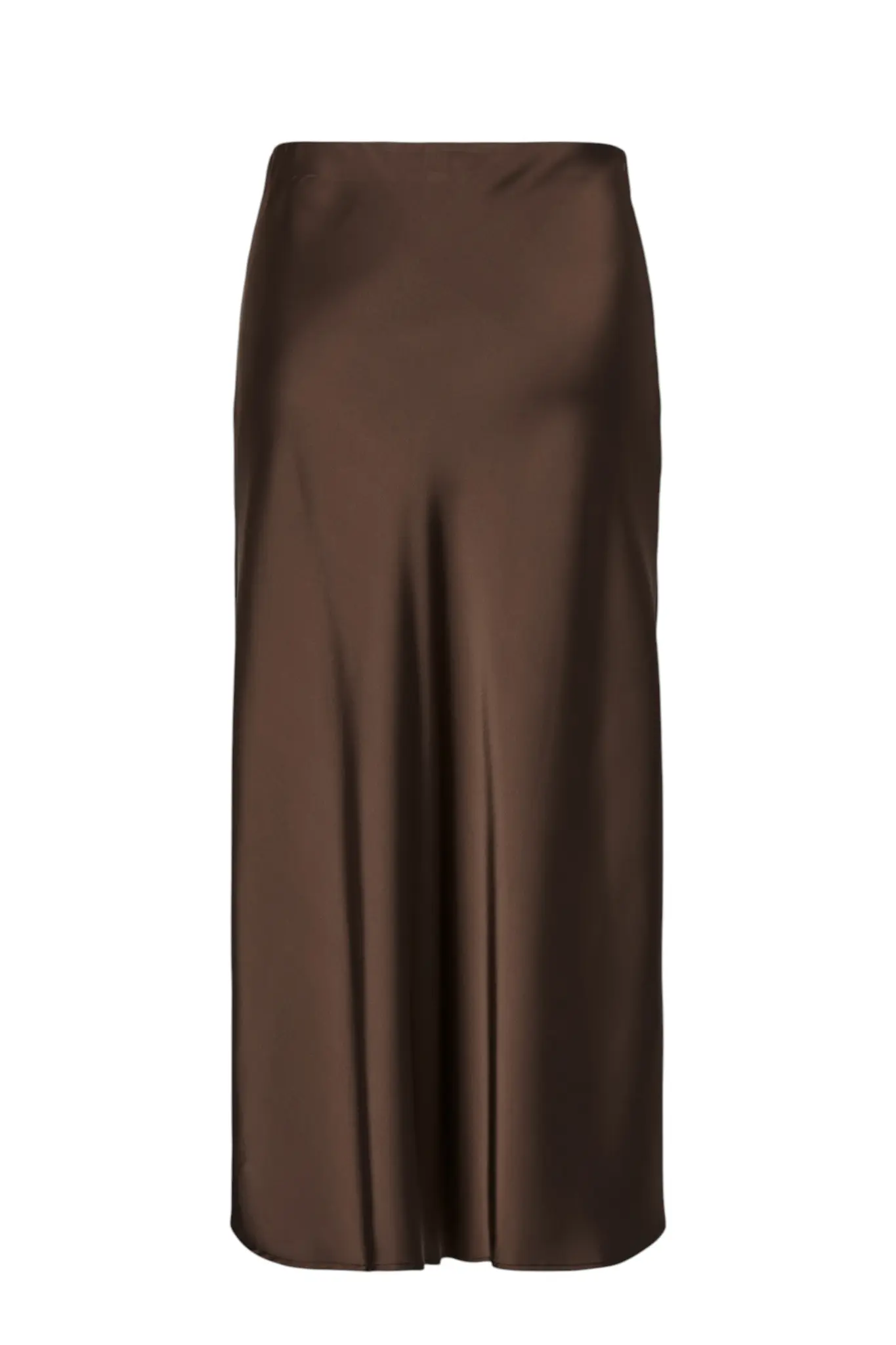 Pella HW Midi Skirt S Noos - Chocolate Brown