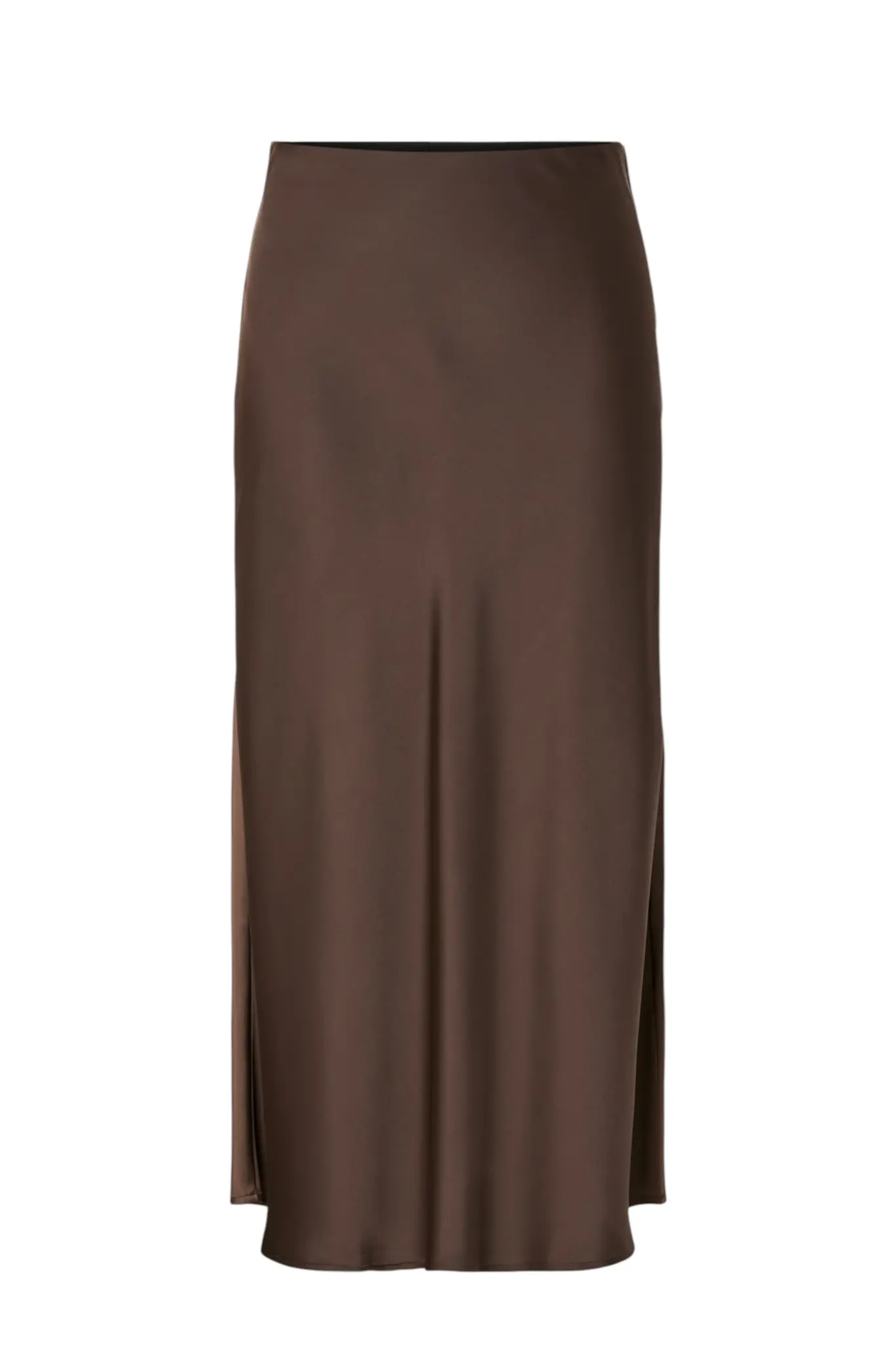 Pella HW Midi Skirt S Noos - Chocolate Brown
