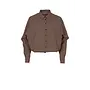 Blair Blouse - Check Brown