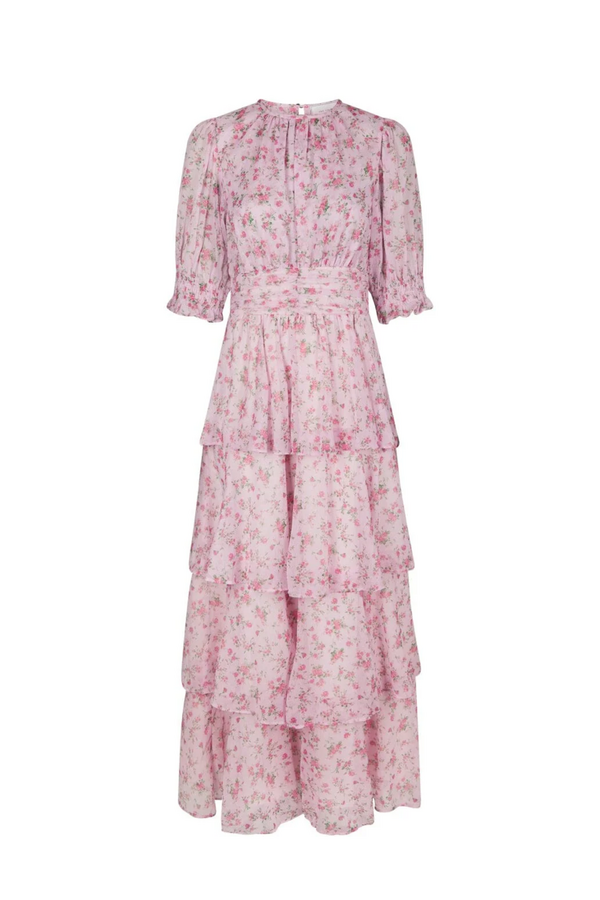 Sable Meadow Printed Dress - Light Pink
