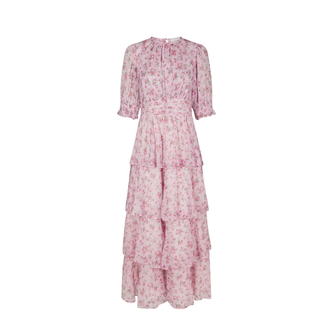 Sable Meadow Printed Dress - Light Pink