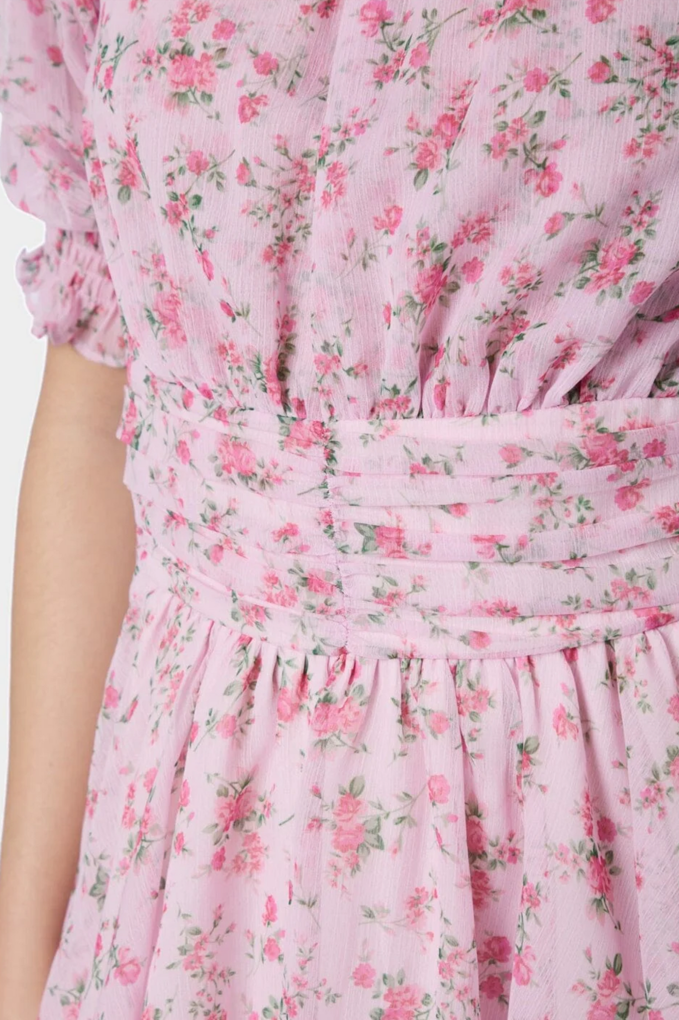 Sable Meadow Printed Dress - Light Pink