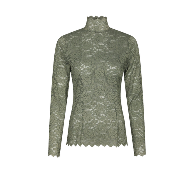Liza Laceflower Blouse - Cold Army