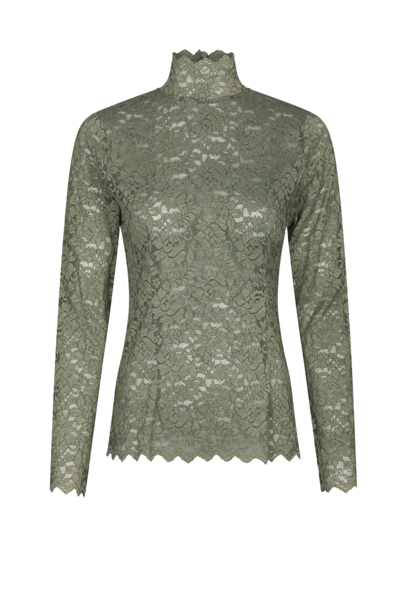Liza Laceflower Blouse - Cold Army