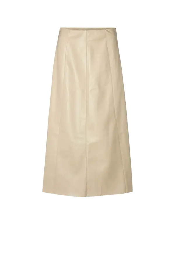 Aledra Vegan Skirt Long - Sand