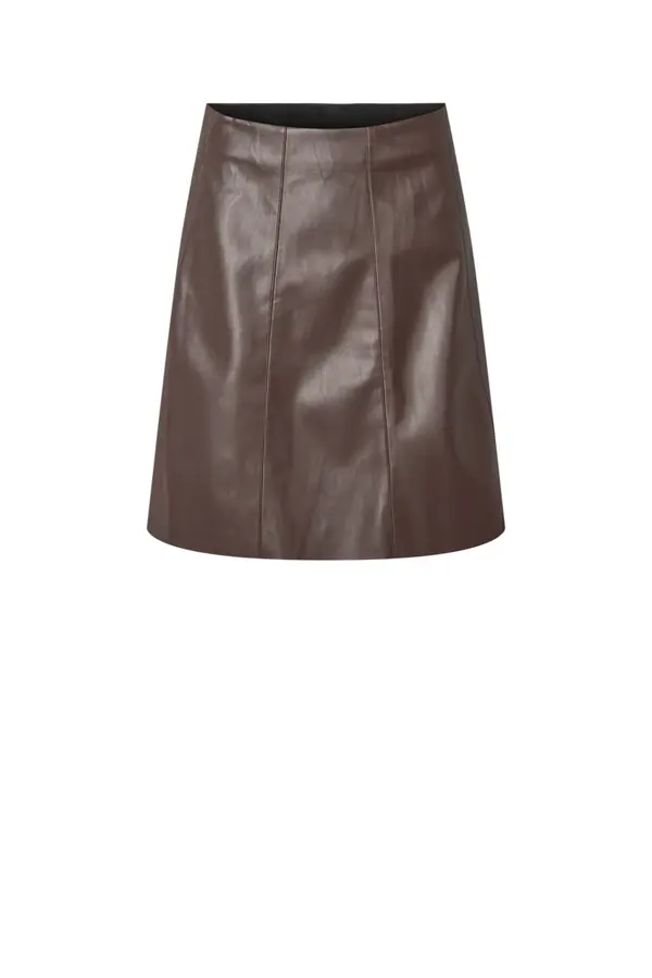 Aledra Vegan Skirt Short - Potting Soil