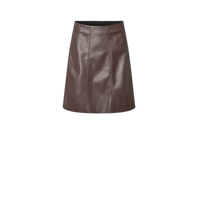 Aledra Vegan Skirt Short - Potting Soil