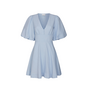 Halli Linen Dress - Light Blue