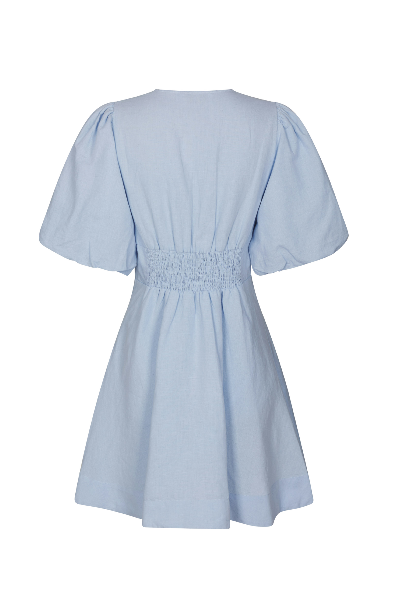 Halli Linen Dress - Light Blue