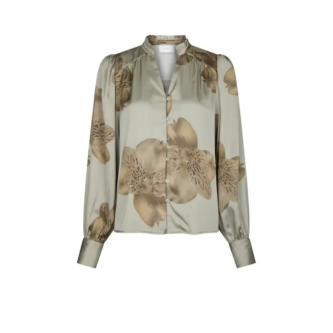 Massima Misty Orchid Blouse - Smoke Green