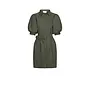 Serene Poplin Dress - Army