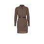 Dilan Dress - Check Brown