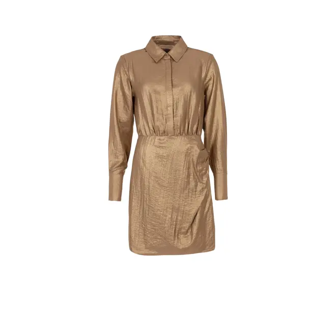 Dilan Dress - Glitter Soft Caramel