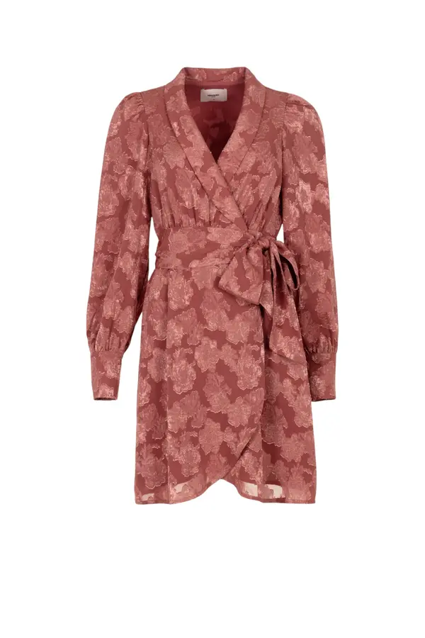 Dorothea Dress - Flow Jaquard Dusty Rose