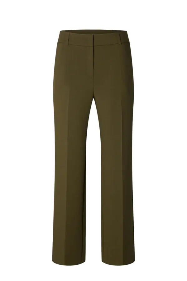 Rita MW Wide Pant Mel Noos - Fir Green Melange