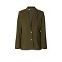 Rita LS Classic Blazer Mel Noos - Fir Green Melange