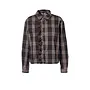 Parole Blouse - Blue/Sand Checked