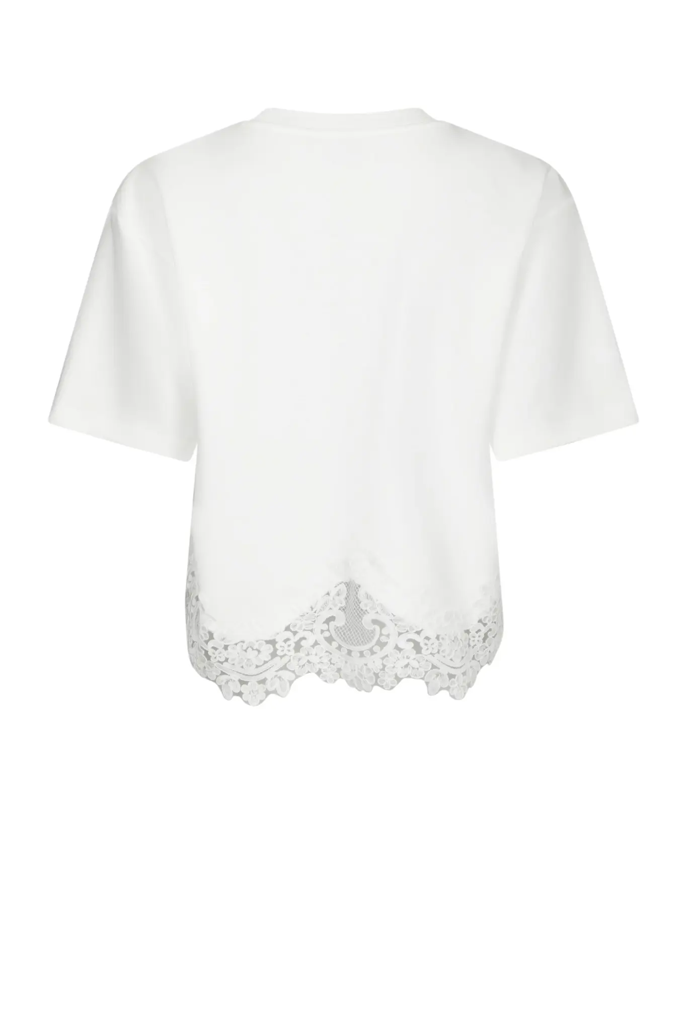Iria Lace Tee - White