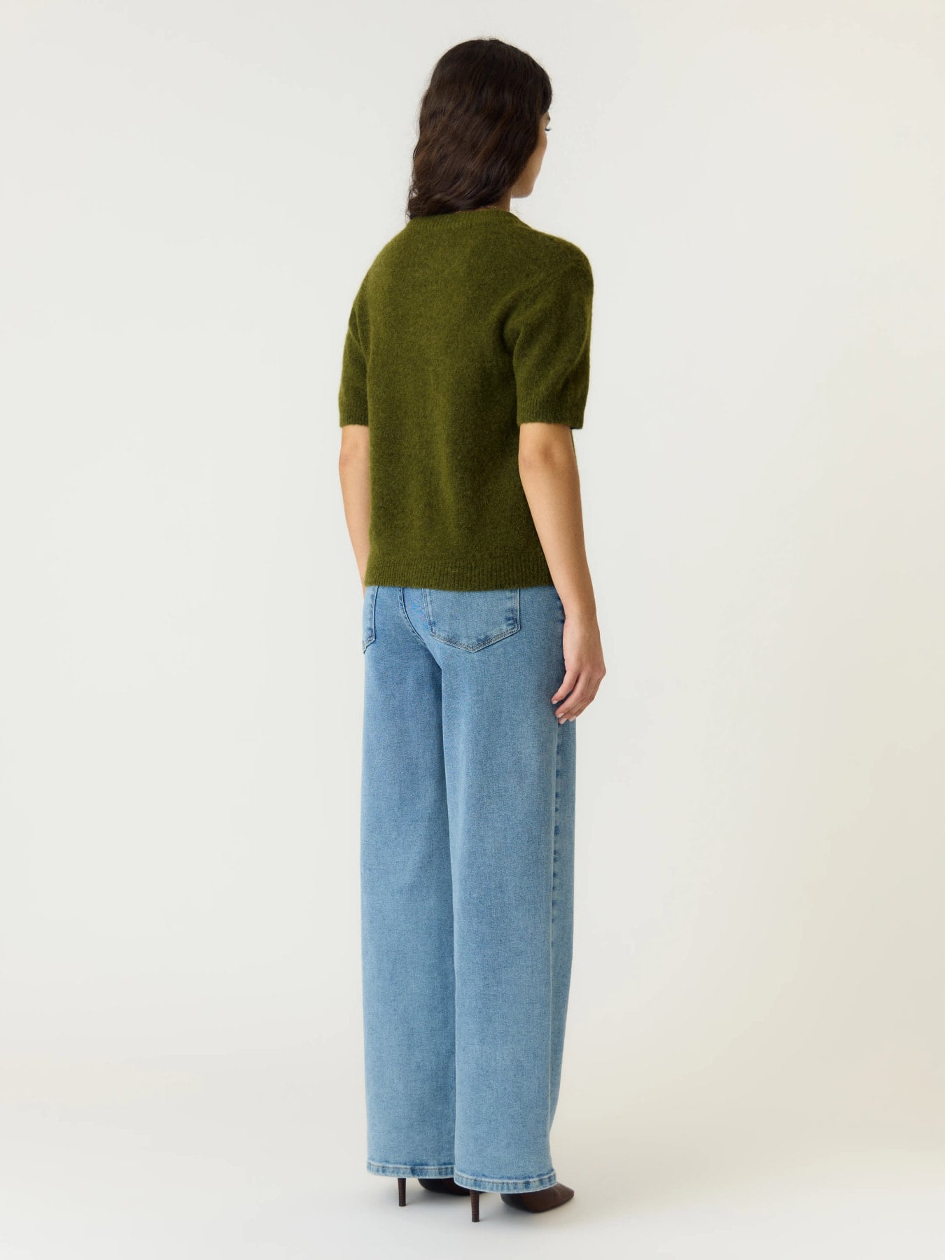 Johi Wool Blend Pullover S Noos - Fir Green