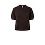 Johi SS Wool Blend Pullover S. Noos - Coffee Bean