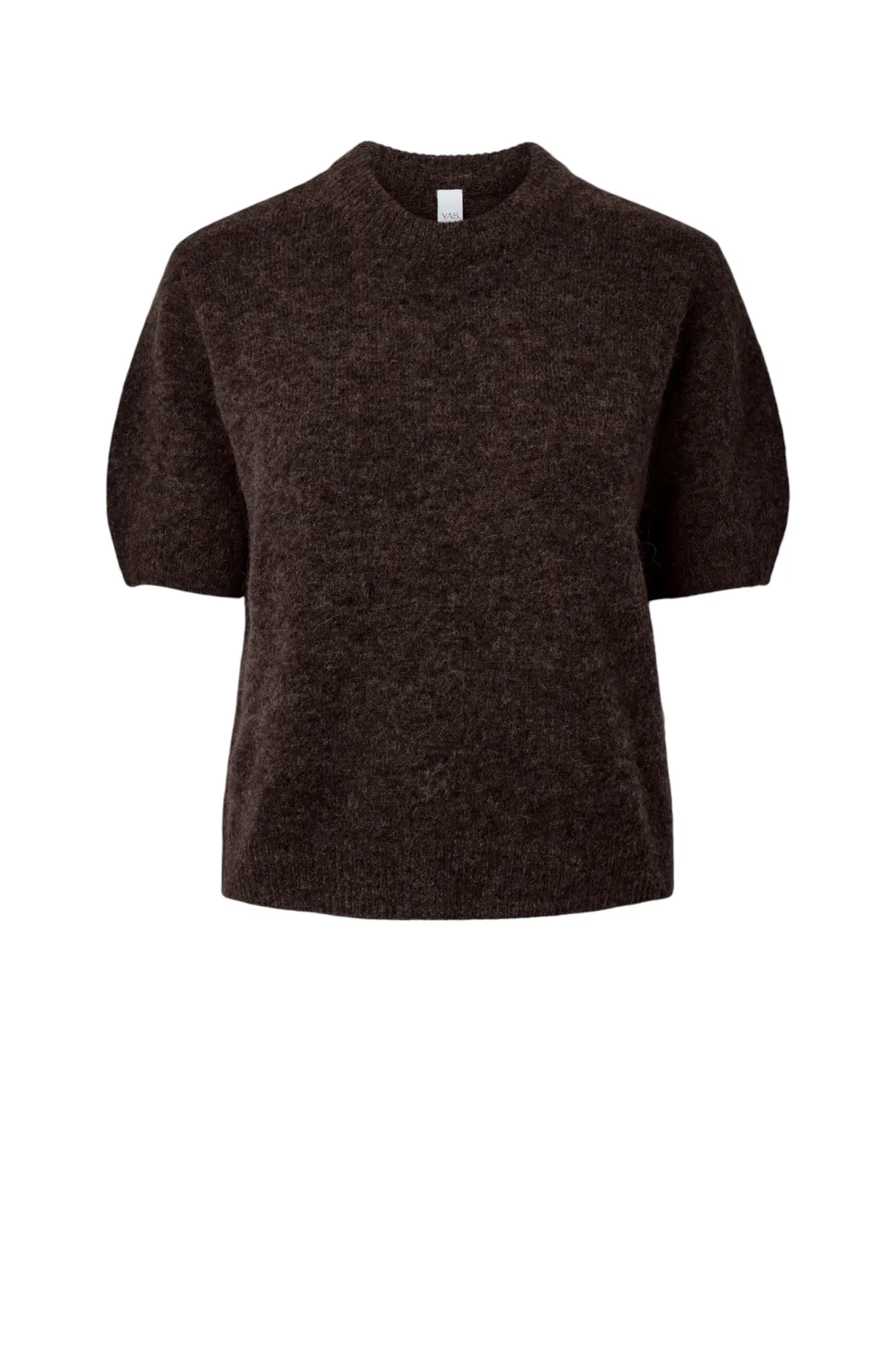 Johi SS Wool Blend Pullover S. Noos - Coffee Bean