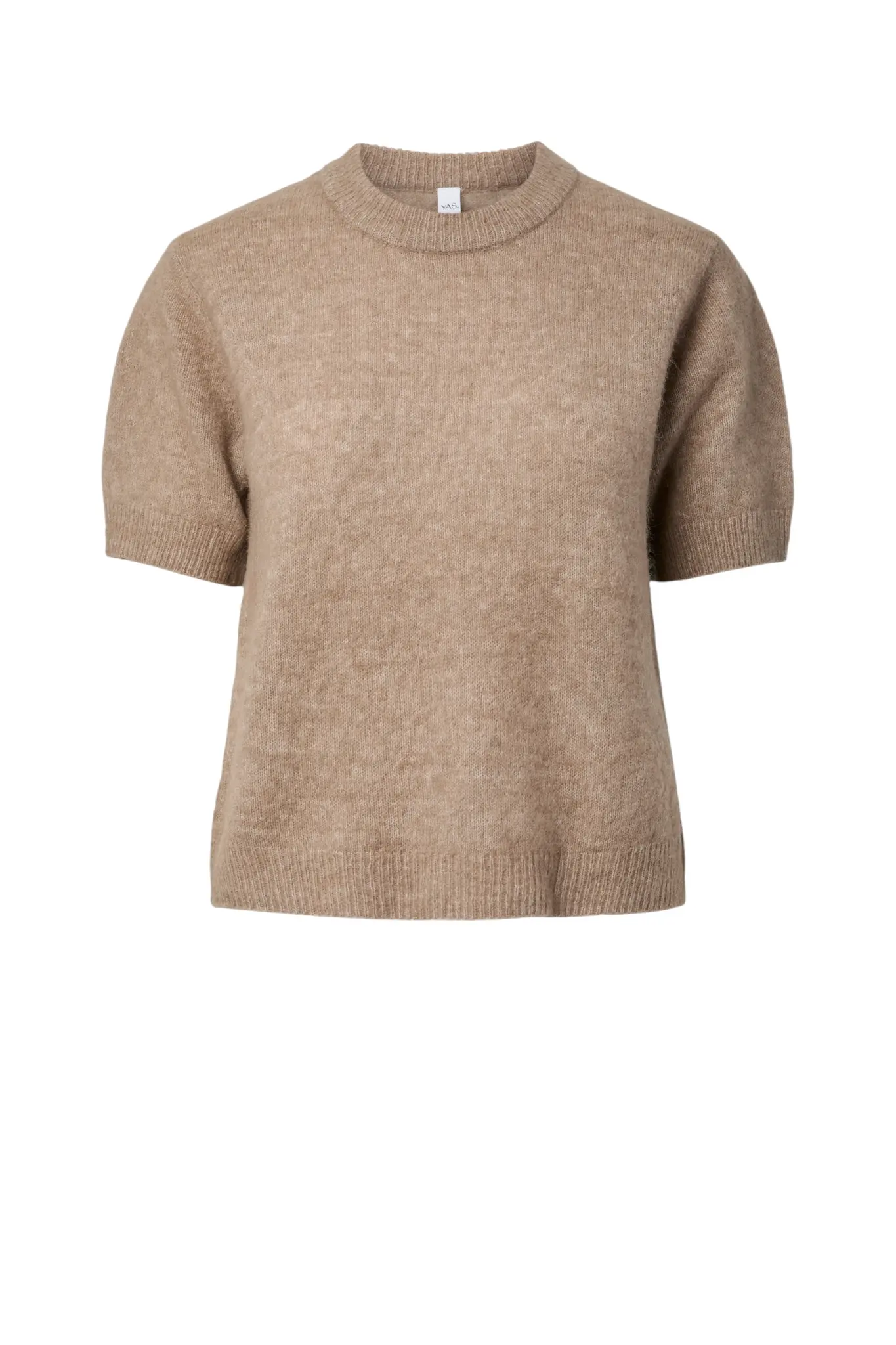 Johi SS Wool Blend Pullover S. Noos - Taupe Grey