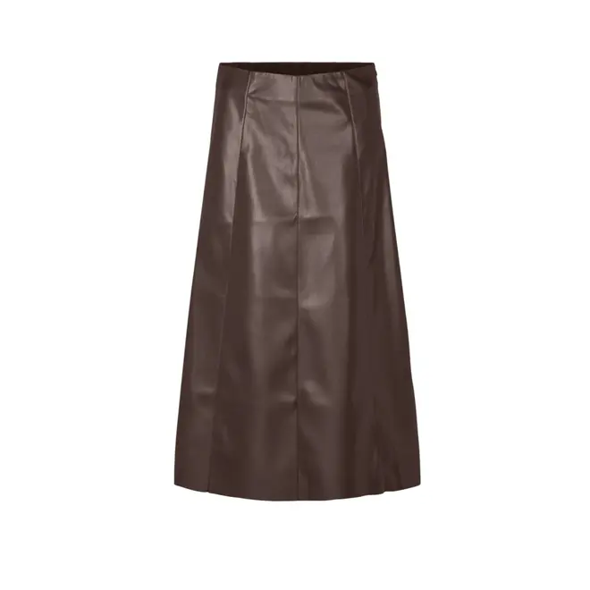 Aledra Vegan Skirt Long - Potting Soil